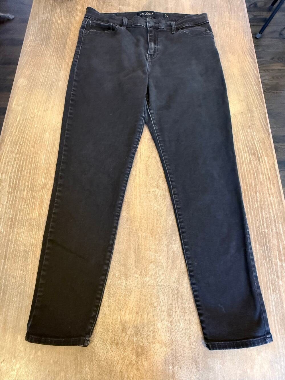 LUCKY BRAND Black Denim Ava Skinny Jeans Women 14 / 32